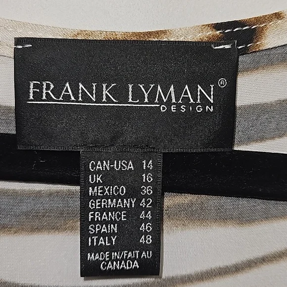 Frank Lyman Cold Shoulder Blouse - Picture 5 of 6